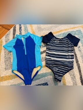Land’s End kids 2 pack swimsuits 6-7